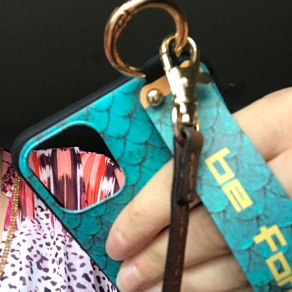 LAST ONE- For iPhone 11 PRO phone case kickstand strap keychain ring - Picture 6 of 14